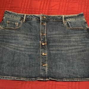 Old Navy Blue Denim Mini Skirt
